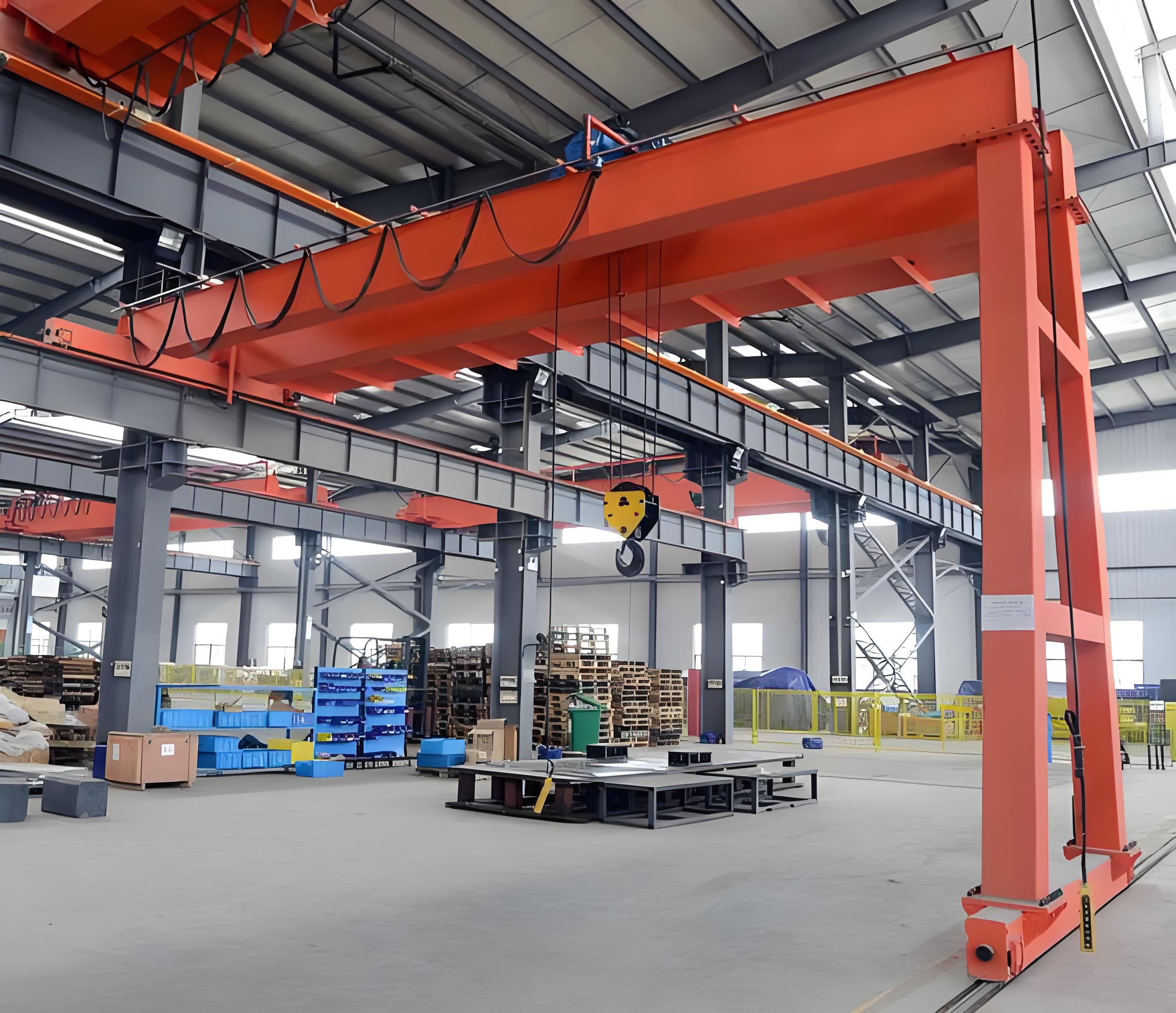 双梁半门式起重机