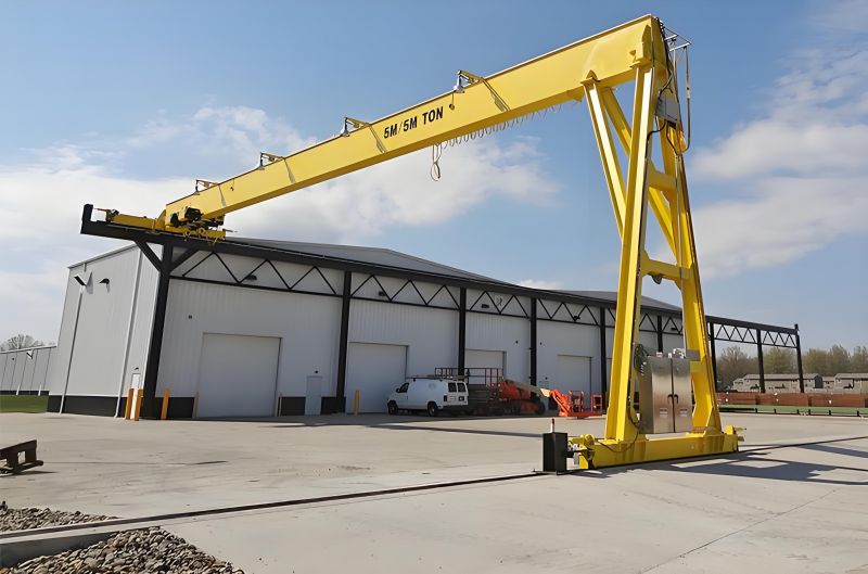 欧式葫芦半门式起重机